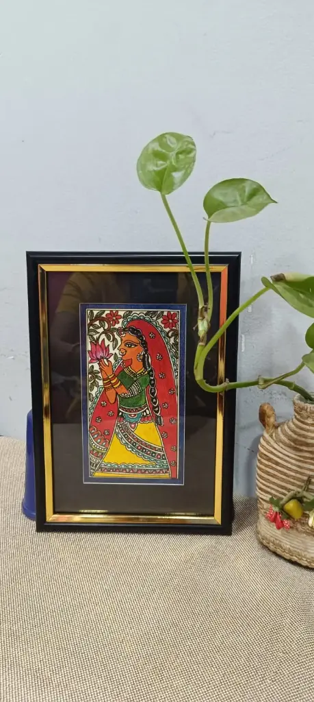 Timeless Beauty - Handmade Woman Painting.