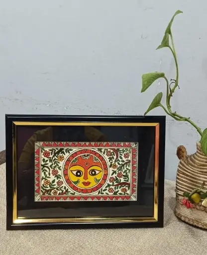 Goddess in flowers- Sunshine captured in every stroke.